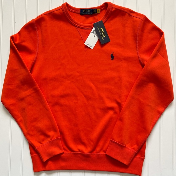 Polo Ralph Lauren Other - POLO Ralph Lauren ORANGE Long Sleeve Pullover Sweatshirt!  S